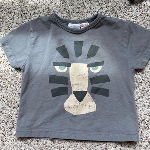 Zara Baby Boy Tiger Tee. 3-6m.